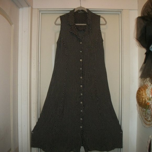 DOTTY GIRL DARLING IN DOTS CREPEY STRETCHY MAXI DRESS 12 - Picture 3 of 6